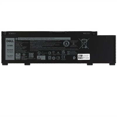 Dell 3-cell 51 Wh Lithium Ion Replacement Battery for Select Laptops