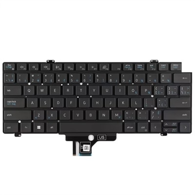Dell French Canadian Multilingual backlit Keyboard with 79-keys for Latitude 54XX/74XX/75XX and Precision 34XX