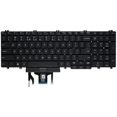 Dell English-International Backlit Keyboard with 102-keys for Precision 35XX and Latitude 55XX