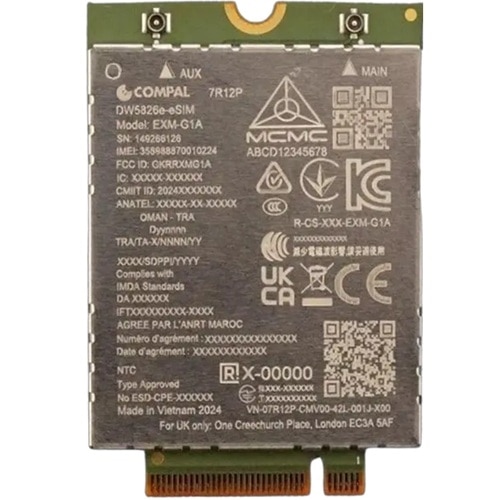 Modem mobile sans fil Dell DW5826E