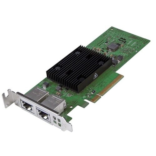Dell Broadcom 57416 Double ports 10Gb, Base-T, PCIe Adaptateur, profil bas, installation par le client
