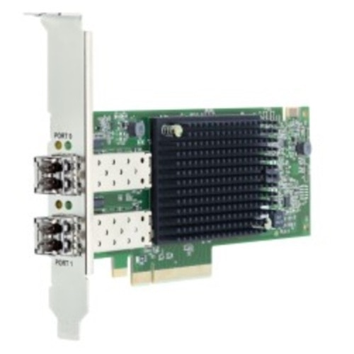 Dell adaptateur de bus hôte Fibre Channel Double ports Emulex LPe36002 FC64 , PCIe profil bas