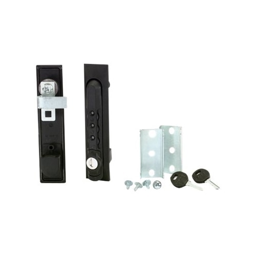 Poignée pour porte de rack APC Montable en rack pour Boîtier noir Profondeur de Rail - Noir