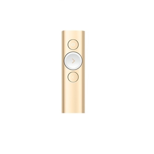 Logitech Spotlight - Télécommande de présentation - 3 boutons - Or