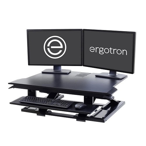 Plateau support pour dessus de bureau multiusage Réglable en hauteur Ergotron WorkFit-TX