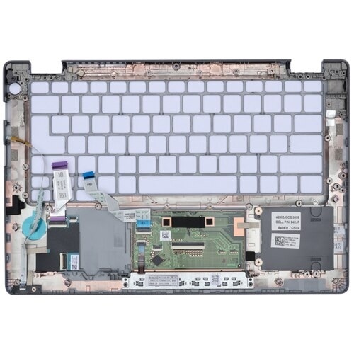 Assemblage du repose-poignets Dell avec lecteur d’empreintes digitales/bouton d’alimentation, port Thunderbolt et carte USH non inclus