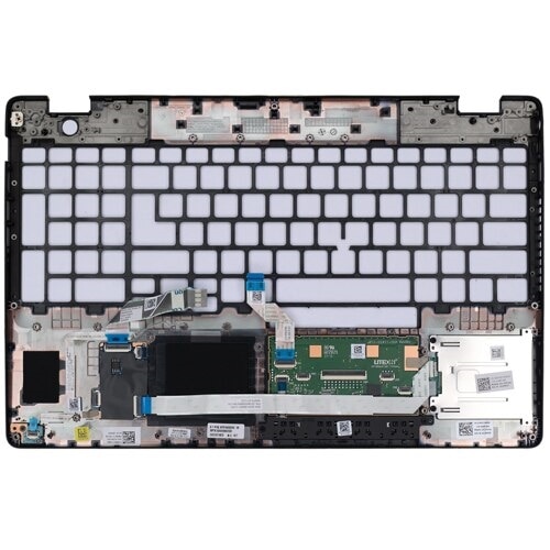Assemblage du repose-poignets Dell à double pointage, avec lecteur de carte à puce, port USB-C, carte USH et pavé tactile