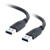 C2G - Kabel USB - 9 pinů USB typ A (M) - 9 pinů USB typ A (M) - 1 m ( USB / USB 2.0 / USB 3.0 ) - černá