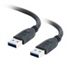 C2G - Kabel USB - 9 pinů USB typ A (M) - 9 pinů USB typ A (M) - 2 m ( USB / USB 2.0 / USB 3.0 ) - černá