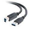C2G - Kabel USB - 9 pin? USB typ A (M) - 9 pin? USB Typ B (M) - 1 m (3.28 ft) ( USB 3.0 ) - ?erná