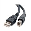 C2G - Kabel USB - 4-pinová sběrnice USB typu A (M) - USB 4 piny typ B (M) - 2 m (6.56 ft) ( USB / vysokorychlostní USB ) - černá