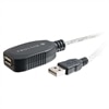 C2G TruLink USB 2.0 Active Extension Cable - Prodlužovací šňůra USB - 4-pinová sběrnice USB typu A (F) - 4-pinová sběrnice USB typu A (M) - 12 m ( USB / USB 2.0 ) - aktivní kabel (regenerace signálu) - bílá