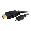 C2G Value Series High Speed with Ethernet HDMI Micro Cable - Video / audio / sí?ový kabel - HDMI - HDMI 19 pin? (M) - 19 pin? mikro HDMI (M) - 2 m (6.56 ft) - ?erná C2G Value Series High Speed with Ethernet HDMI Micro Cable - Video / audio / sí?ový kabel - HDMI - HDMI 19 pin? (M) - 19 pin? mikro HDMI (M) - 2 m (6.56 ft) - ?erná
