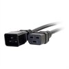 C2G 16 AWG 250 Volt 16 Amp Power Extension Cord - power extension cable - IEC 60320 C20 to IEC 60320 C19 - 2 m