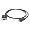 C2G 2m DisplayPort to VGA Adapter Cable - DP to VGA - Black - DisplayPort cable - 2 m