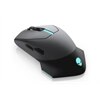Alienware Wired/Wireless Gaming Mouse : AW610M (Dark Side of the Moon)