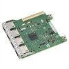Dell cuatro puertos y Broadcom 5720 1Gb KR Blade Tarjeta secundaria de red