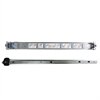Dell ReadyRails Static Rails for 2/4-post Racks - kit del cliente - kit de carril de bastidor (2/4 postes) - 1U