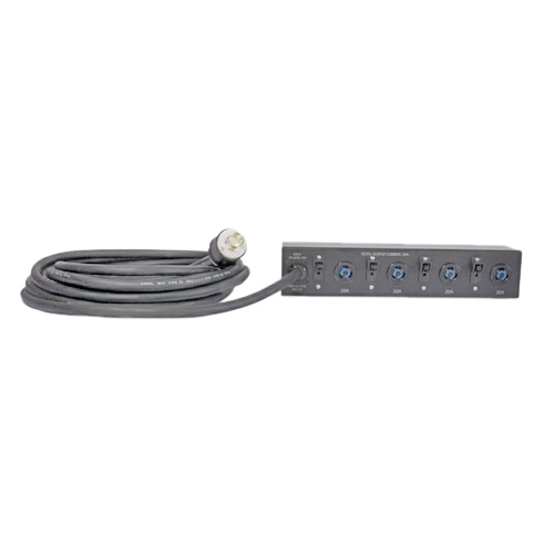 APC NetShelter Basic Rack PDU Extender, 2U, 30A, 200/208V, 4 NEMA L6-20 outlet 2