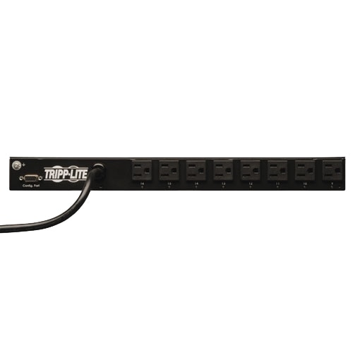 Tripp Lite by Eaton PDU 1.4kW Single-Phase Switched PDU - LX Interface 120V Outlets (16 5-15R) 5-15P 120V Input 12 ft. (3.66 m) Cord 1U Rack-Mount TAA 2