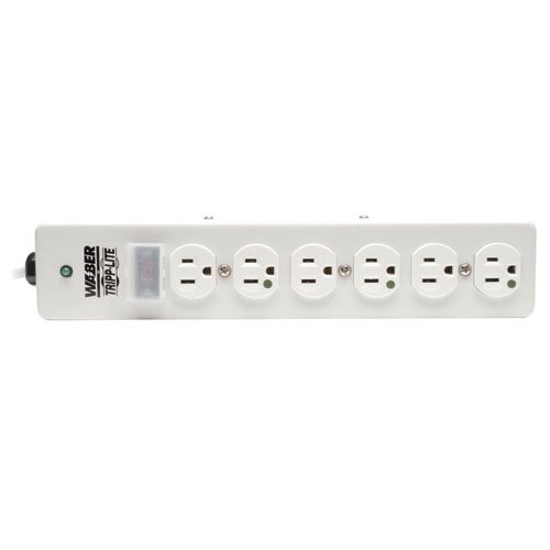 Tripp Lite by Eaton Hospital-Grade Surge Protector with 6 Hospital-Grade Outlets 6 ft. (1.83 m) Cord 1050 Joules UL 1363 Not for Patient-Care Rooms 4