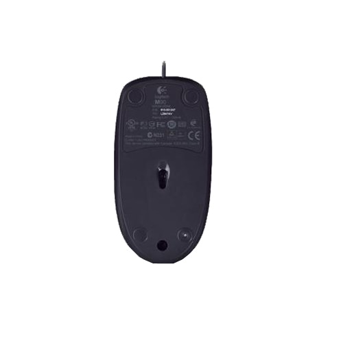 Logitech M90 Mouse - USB - Optical - Black 2