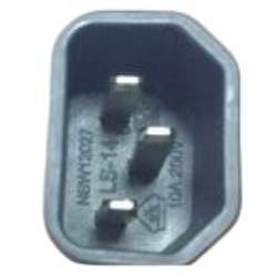 Dell C15 até C14, 13A, 2 Metros Jumper Cord para 1800W Fonte de alimentação, Argentina 5