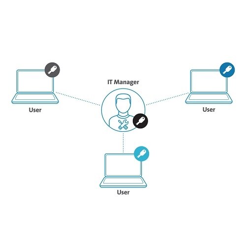 N17 Keyed Laptop Lock for Dell Devices Master Keyed (25 locks