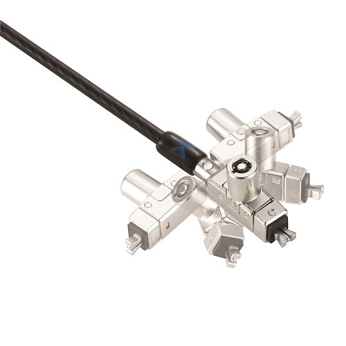 N17 2.0 keyed dual head laptop lock for dell devices master keyed (25