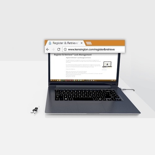 N17 Keyed Dual Head Laptop Lock for Dell Devices Master Keyed (25 locks