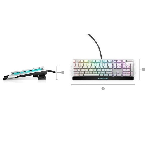 Alienware Gaming Keyboard & Gaming Mouse Bundle AW510K & AW610M Gaming Accessories