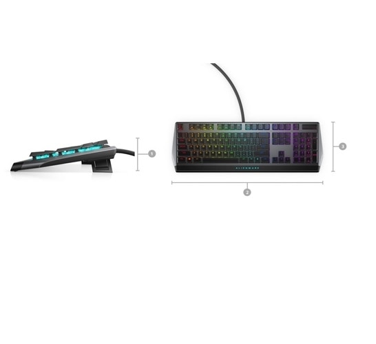 Alienware Mechanical Backlit Gaming Keyboard & Wired Gaming Mouse ...