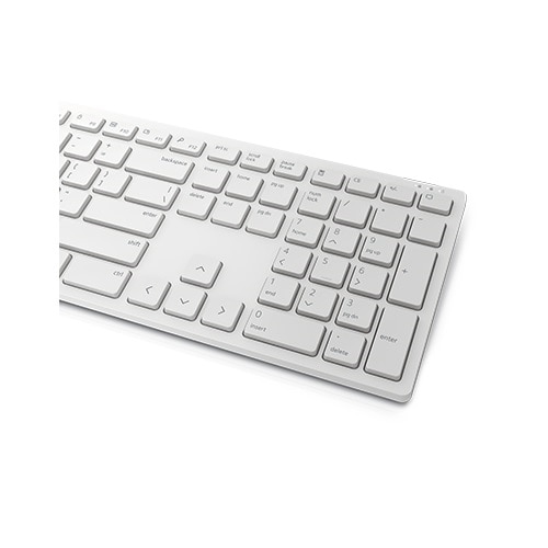 Dell Pro Wireless Keyboard and Mouse - KM5221W - UK (QWERTY) - White ...