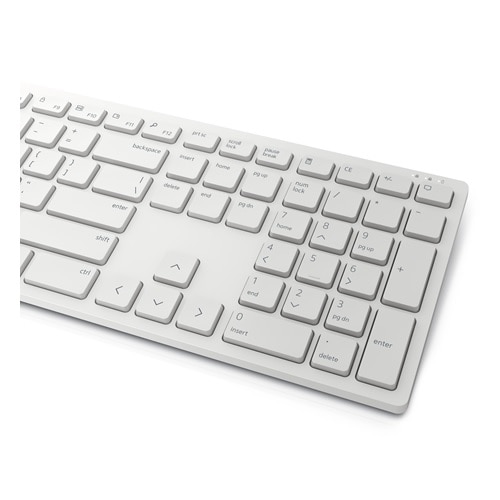 Clavier et souris sans fil professionnels Dell - KM5221W - français (AZERTY) - blanc 4