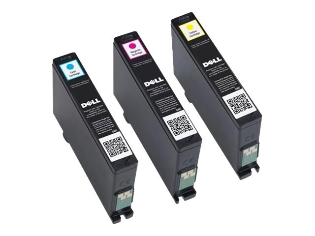 10% zniżki na zestaw 3 pojemników Dell V525w / V725w z kolorowym atramentem o dużej pojemności 8