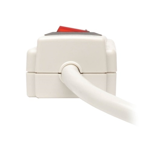 Tripp Lite by Eaton Protect It! 6-Outlet Surge Protector 4 ft. (1.22 m) Cord 790 Joules Diagnostic LED Light Gray Housing 3