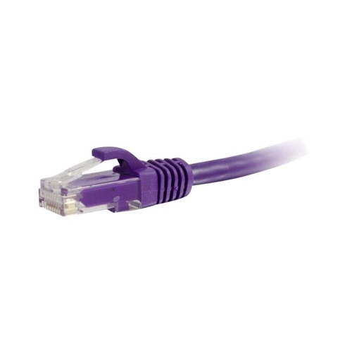 C2G 25ft Cat6 Snagless Unshielded (UTP) Network Patch Cable - Purple 3