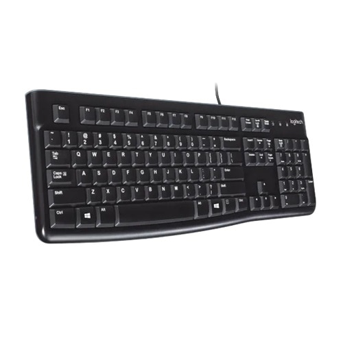 Logitech K120 Keyboard - Cable Connectivity - USB Interface - Black 3