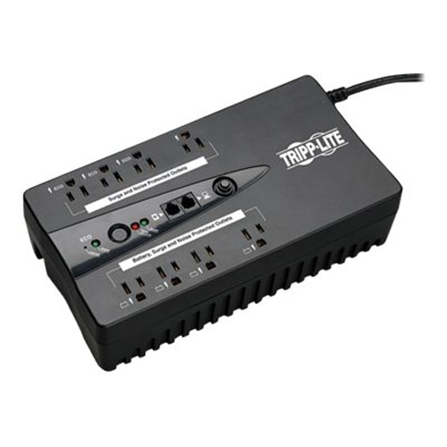 Tripp Lite by Eaton UPS 550VA 300W Standby UPS - 10 NEMA 5-15R Outlets 120V 50/60 Hz 5-15P Plug ENERGY STAR Desktop/Wall 2