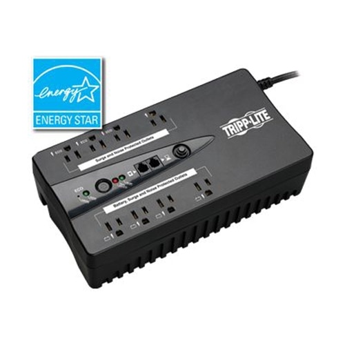 Tripp Lite by Eaton UPS 550VA 300W Standby UPS - 10 NEMA 5-15R Outlets 120V 50/60 Hz 5-15P Plug ENERGY STAR Desktop/Wall 3
