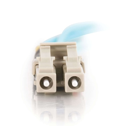 C2G 10m LC-LC 10Gb 50/125 Duplex Multimode OM3 Fiber Cable - Aqua - 33ft 3