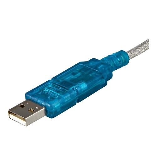 StarTech.com 3ft (91cm) 1-Port USB to RS232 DB9 Serial Adapter Cable, USB to Serial Adapter Cable - M/M 3