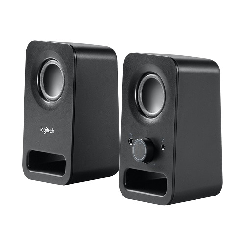 Logitech Multimedia Speakers Z150 with Clear Stereo Sound (Midnight Black, 3W RMS) 2