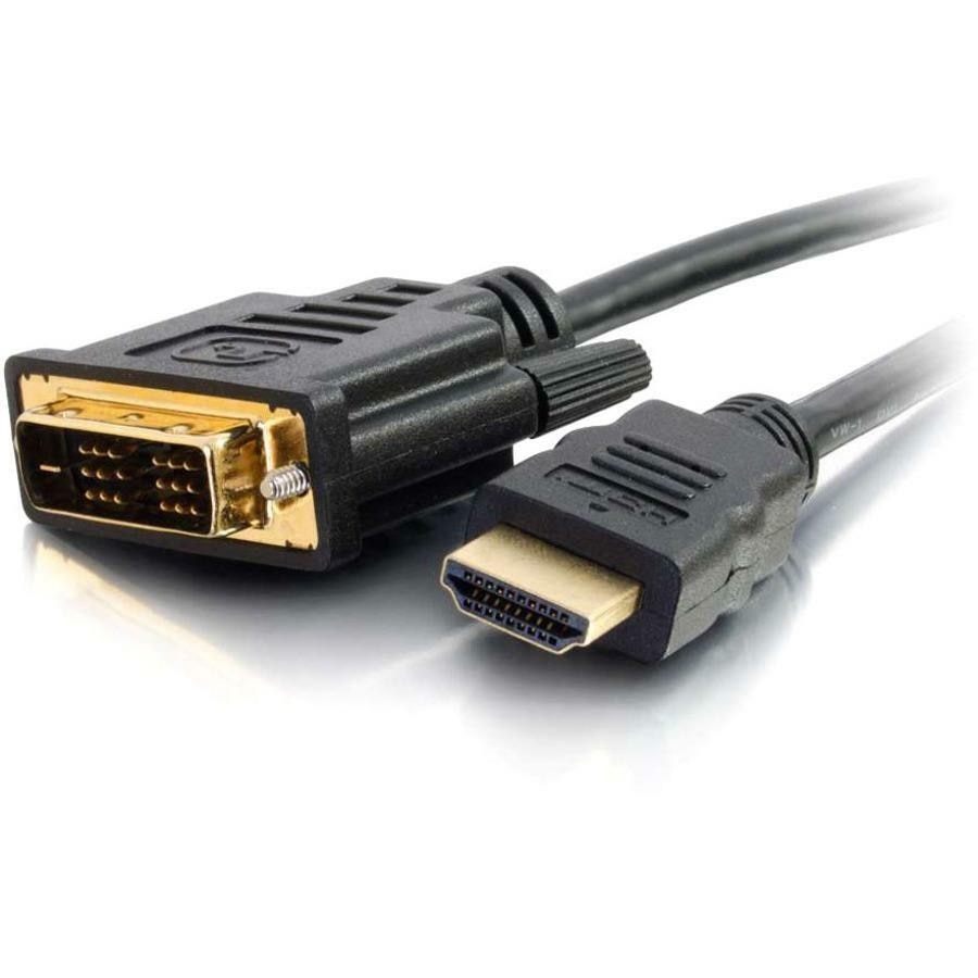 C2G 1.5m (5ft) HDMI to DVI Cable - HDMI to DVI-D Adapter Cable - 1080p 2