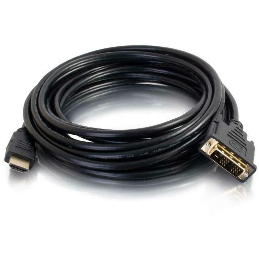 C2G 1.5m (5ft) HDMI to DVI Cable - HDMI to DVI-D Adapter Cable - 1080p 5