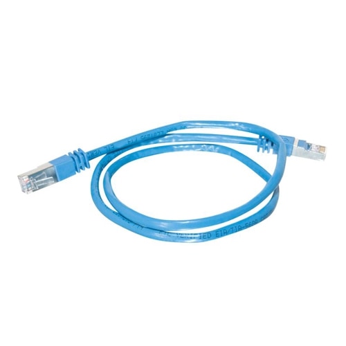 C2G 14ft Cat5e Molded Shielded (STP) Network Patch Cable - Blue 2