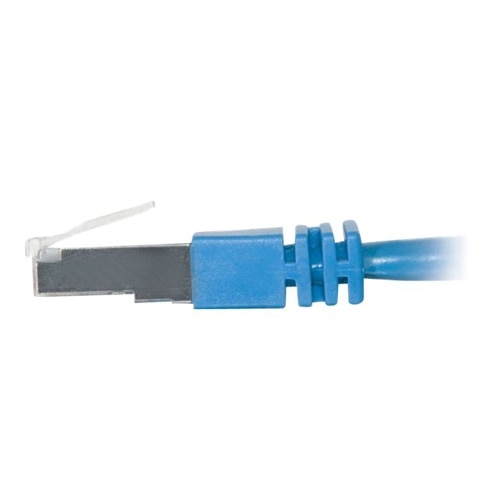 C2G 14ft Cat5e Molded Shielded (STP) Network Patch Cable - Blue 3