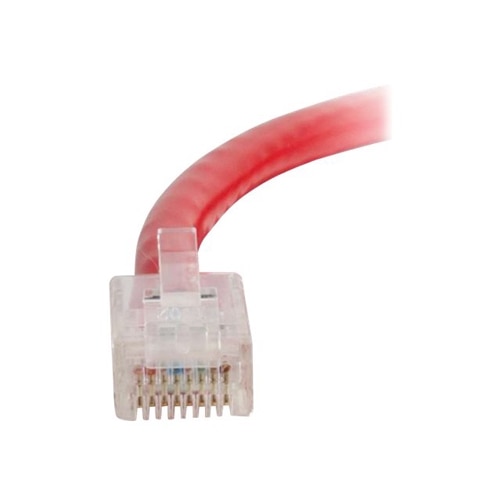 C2G 2ft Cat6 Non-Booted Unshielded (UTP) Ethernet Cable - Cat6 Network Patch Cable - PoE - Red 2
