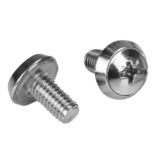 StarTech.com 100 Pkg M6 Mounting Screws and Cage Nuts for Server Rack Cabinet 3