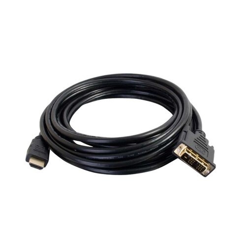 C2g Hdmi Male To Dvi D Single Link Male Cable Black 0 5m